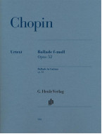 Chopin: Ballade In F minor Op.52 (noty na klavír)