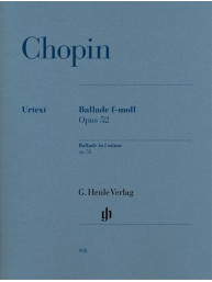 Chopin: Ballade In F minor Op.52 (noty na klavír)
