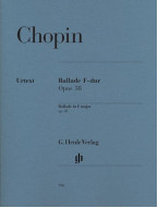 Chopin: Ballade In F Major Op.38 (noty na klavír)