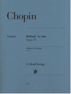 Chopin: Ballade In A Flat Major Op 47 (noty na klavír)