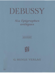 Debussy: Six Epigraphes Antiques (noty na klavír)