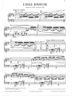 Debussy: L'Isle Joyeuse (noty na klavír)