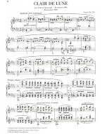Debussy: Clair De Lune (noty na klavír)