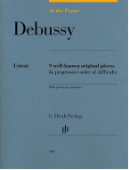 Debussy: At The Piano - 9 well-known original pieces (noty na klavír)