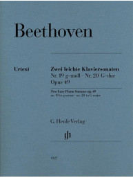 Beethoven: Two Easy Piano Sonatas Nos.19 And 20 Op. 49 (noty na klavír)