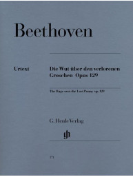 Beethoven: The Rage Over The Lost Penny Op.129 (noty na klavír)