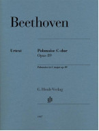 Beethoven: Polonaise In C Op. 89 (noty na klavír)