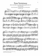 Beethoven: Piano Variations 1 (noty na klavír)