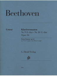 Beethoven: Piano Sonata No.9 And No.10 Op.14 (noty na klavír)