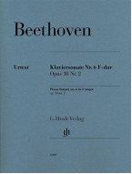 Beethoven: Piano Sonata No. 6 In F Op. 10 No. 2 (noty na klavír)