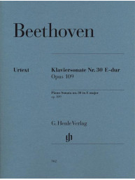 Beethoven: Piano Sonata no. 30 in E major Op. 109 (noty na klavír)