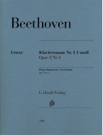 Beethoven: Piano Sonata No 1 In F Minor Op 2 No.1 (noty na sólo klavír)