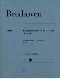 Beethoven: Piano Sonata In A Flat Op.110 (noty na klavír)