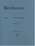 Beethoven: Dances for Piano (noty na klavír)