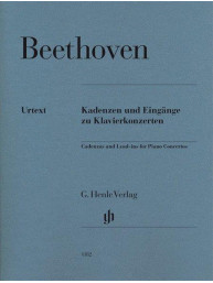 Beethoven: Cadenzas And Lead-ins For Piano Concertos (noty na klavír)