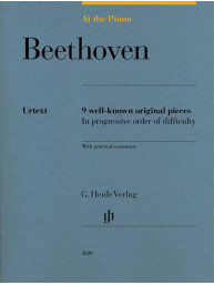Beethoven: At The Piano - 9 well-known original pieces (noty na klavír)