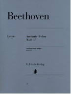 Beethoven: Andante In F WoO 57 (noty na klavír)