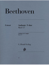 Beethoven: Andante In F WoO 57 (noty na klavír)
