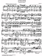 Beethoven: Andante In F WoO 57 (noty na klavír)
