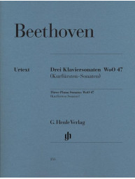 Beethoven: 3 Piano Sonatas WoO 47 [Kurfürsten] (noty na klavír)