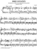 Beethoven: 3 Piano Sonatas WoO 47 [Kurfürsten] (noty na klavír)