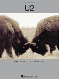 U2: The Best of 1990-2000 (noty na klavír, zpěv, akordy)