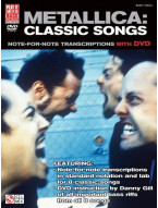 Metallica: Classic Songs for Bass (noty, tabulatury na baskytaru) (+DVD)