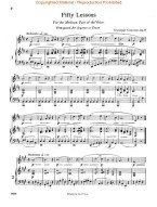 Joseph Concone: 50 Lessons, Op. 9 (noty na klavír, vysoký hlas)