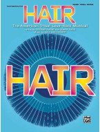 Hair (noty na klavír, zpěv, akordy)