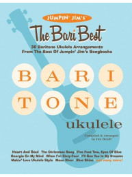 Jumpin' Jim's The Bari Best (noty, melodická linka, akordy na barytonové ukulele)