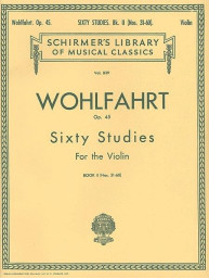 Wohlfahrt: 60 Studies, Op. 45, Book 2 - Nos. 31-60 (noty na housle)