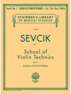 Otakar Ševčík: School of Violin Technics, Op. 1, Book 1 (noty na housle)