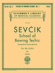 Otakar Ševčík: School of Bowing Technics, Op. 2, Book 1 (noty na housle)