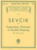 Otakar Ševčík: Preparatory Exercises in Double-Stopping, Op. 9 (noty na housle)