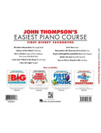 John Thompson's Easiest Piano Course: First Disney Favourites (noty na klavír)