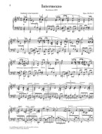 Johannes Brahms: Intermezzo A-dur (noty na klavír)