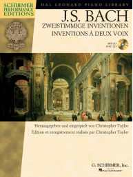 J.S. Bach: Two-Part Inventions (noty na klavír) (+audio)