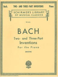 J.S. Bach: Two And Three Part Inventions (noty na klavír)