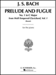 J.S. Bach: Prelude And Fugue No.1 In C Major (noty na klavír)