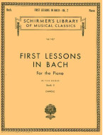 J.S. Bach: First Lessons In Bach 2 (noty na klavír)