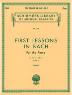 J.S. Bach: First Lessons In Bach 1 (noty na klavír)