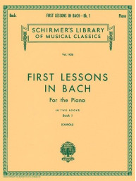 J.S. Bach: First Lessons In Bach 1 (noty na klavír)
