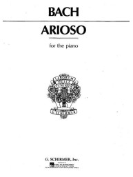 J.S. Bach: Arioso (noty na klavír)