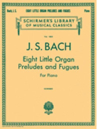 J.S. Bach: 8 Little Organ Preludes And Fugues For Piano (noty na klavír)