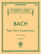 J.S. Bach: 15 Two-Part Inventions (noty na klavír)