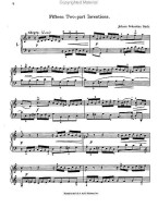 J.S. Bach: 15 Two-Part Inventions - Czerny (noty na klavír)