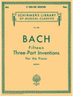 J.S. Bach: 15 Three-Part Inventions (noty na klavír)