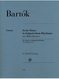 Béla Bartók: 6 Dances In Bulgarian Rhythm (noty na klavír)