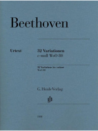 Beethoven: 32 Variations In C-minor WoO 80 (noty na klavír)