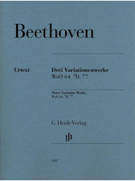 Beethoven: 32 Variation Works WoO 64, 70, 77 (noty na klavír)
